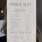 Hair price list